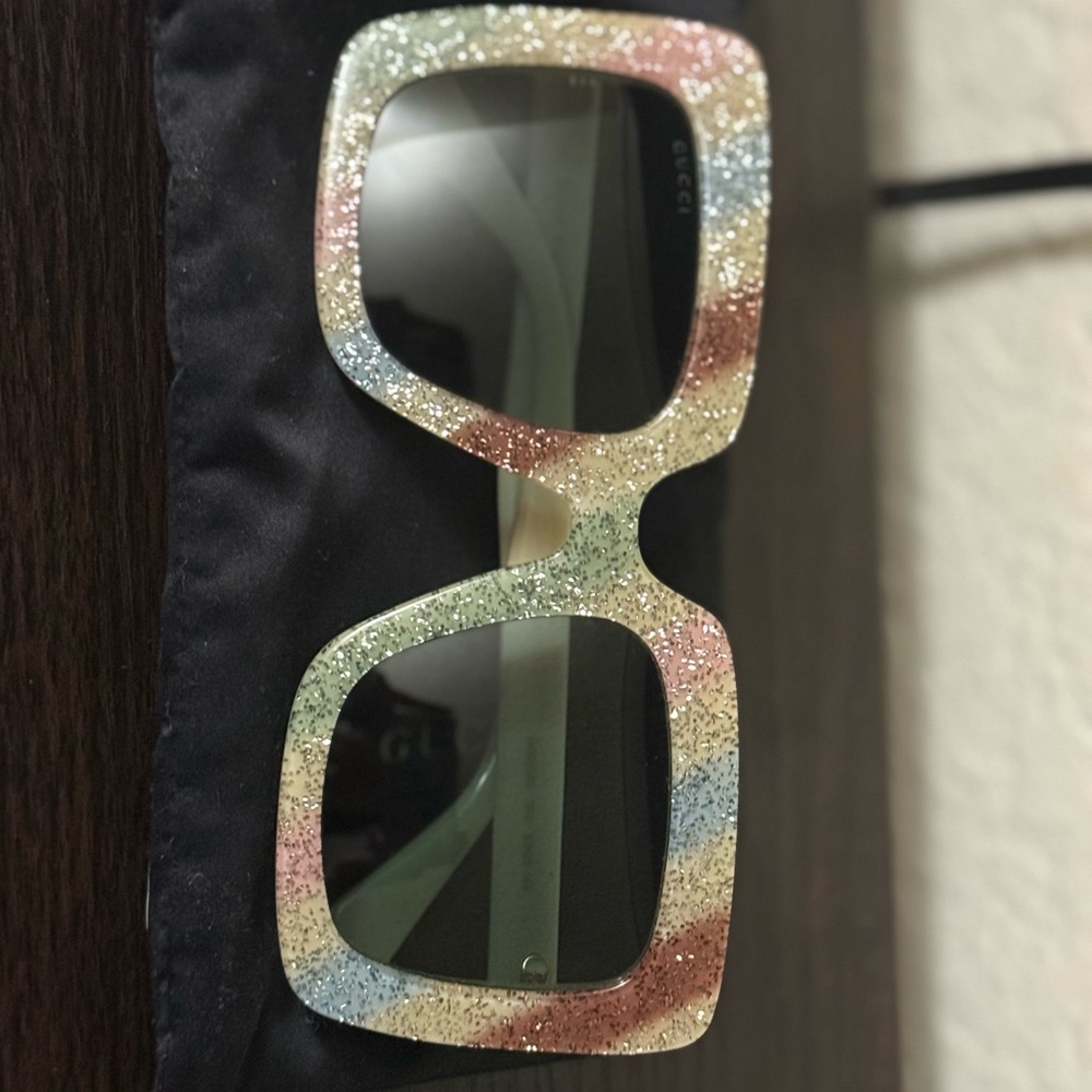 Gucci Multicolor Glitter Sunglasses